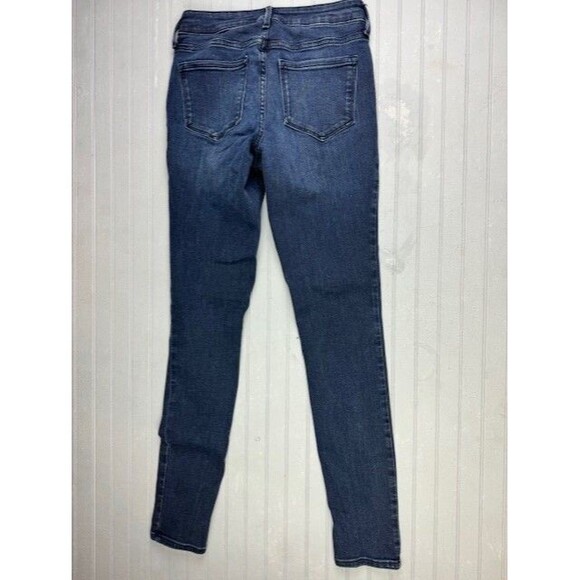 Old Navy Rockstar Size 4 Long Womens Jeans Super Skinny High Rise Stretch - Picture 3 of 5